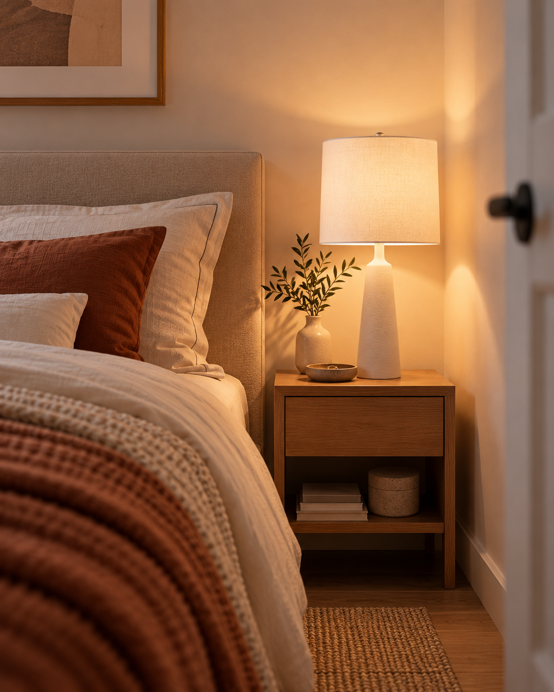 Quelle lampe de chevet choisir selon la taille de sa chambre